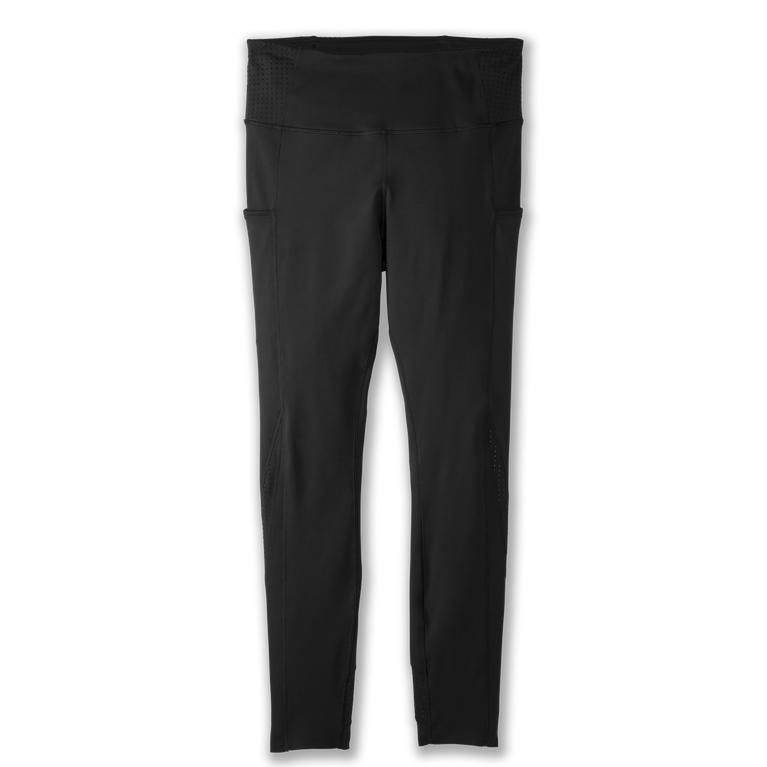 Brooks Method 7/8 Cropped Women's Running Leggings - Black (90856-NBEX)